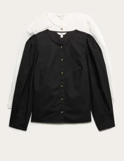 2 Pack Pure Cotton Blouses