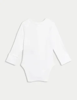 5 Pack Pure Cotton Bodysuits (5lbs - 3 Yrs)