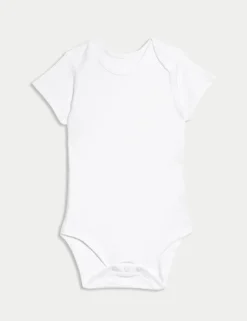 5 Pack Pure Cotton Bodysuits (5lbs-3 Yrs)