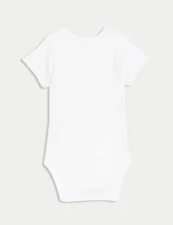 5 Pack Pure Cotton Bodysuits (5lbs-3 Yrs)