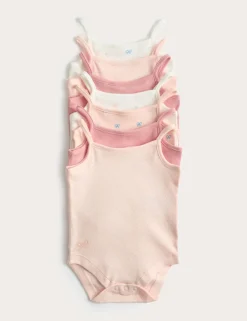 7 Pack Pure Cotton Bodysuits (7lbs-3 Yrs)