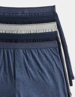 5 Pack Pure Cotton Cool & Freshâ„¢ Jersey Boxers