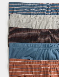 5 Pack Pure Cotton Cool & Freshâ„¢ Striped Slips