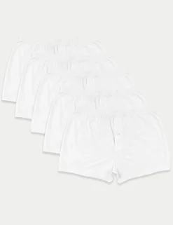 5 Pack Pure Cotton Cool & Freshâ„¢ Jersey Boxers
