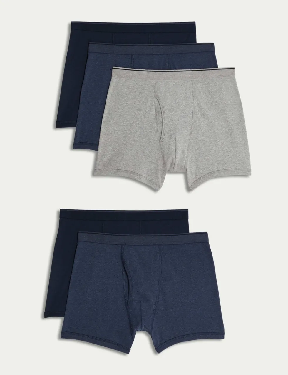 5 Pack Pure Cotton Cool & Fresh™ Trunks