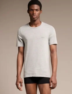 3 Pack Pure Cotton Crew Neck T-Shirts