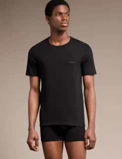 3 Pack Pure Cotton Crew Neck T-Shirts