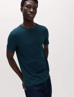 7 Pack Pure Cotton Crew Neck T-Shirts