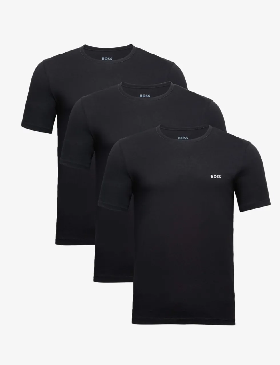 3 Pack Pure Cotton Crew Neck T-Shirts