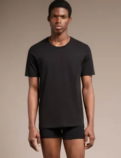 3 Pack Pure Cotton Crew Neck T-Shirts