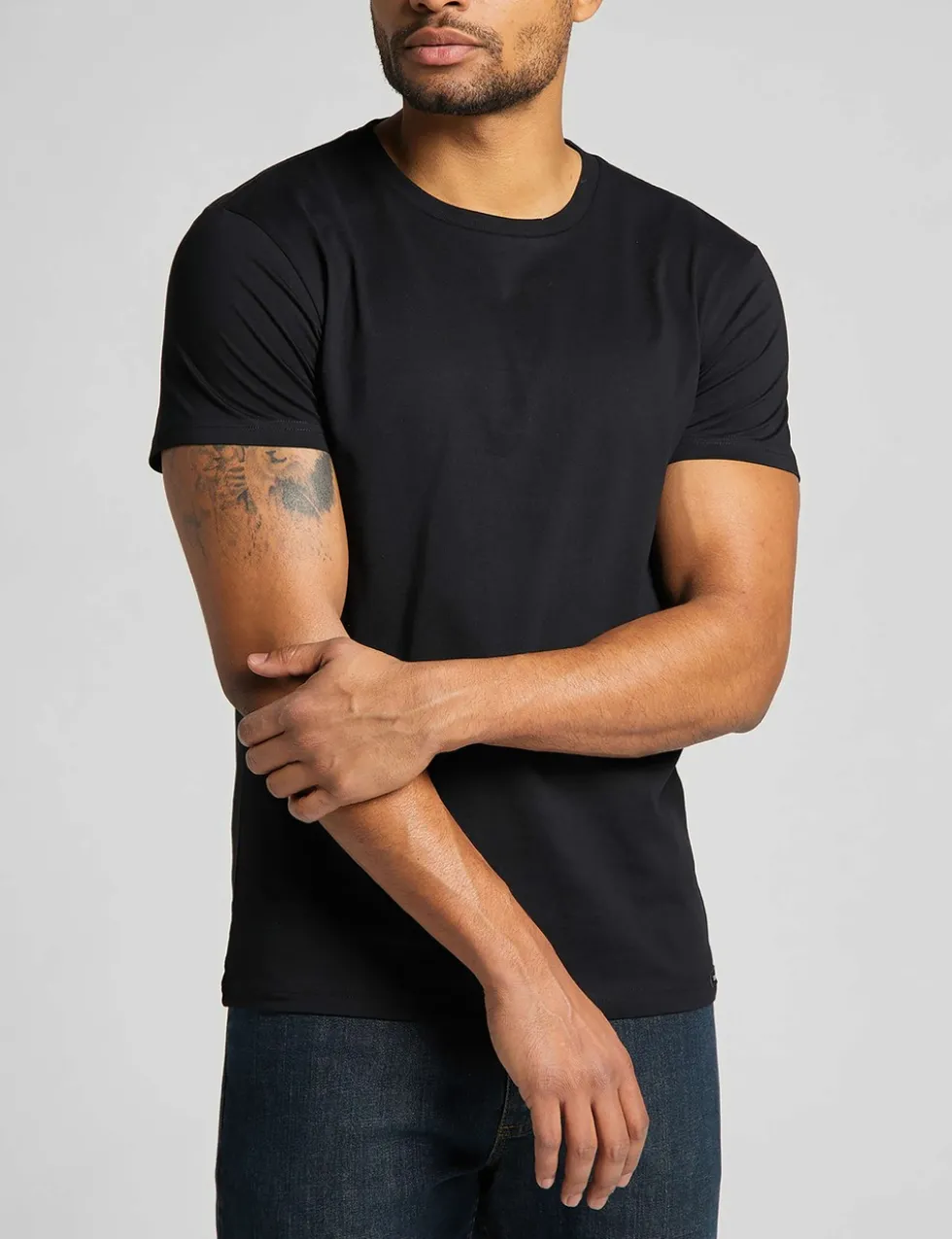2 Pack Pure Cotton Crew Neck T-Shirts