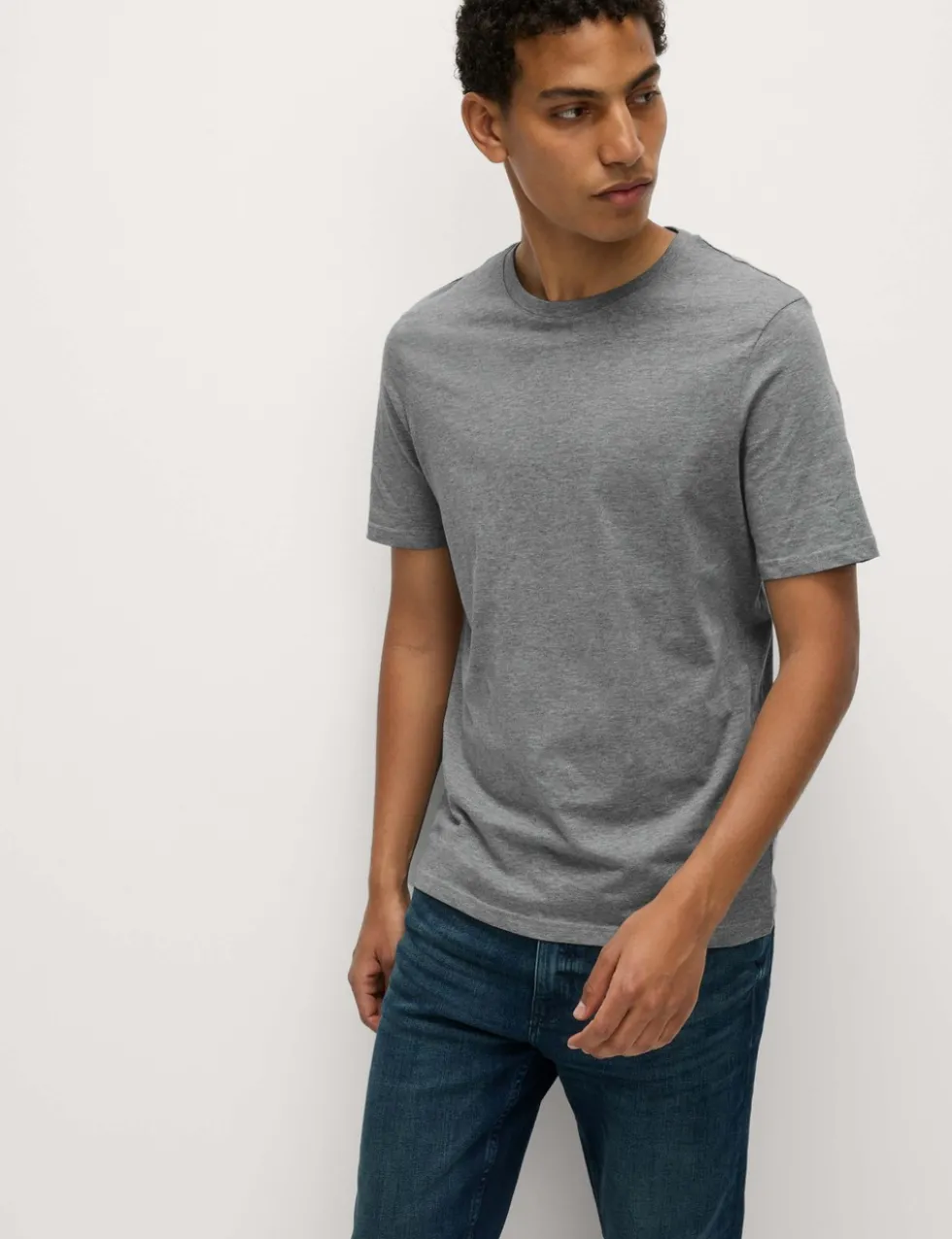 3 Pack Pure Cotton Crew Neck T-Shirts