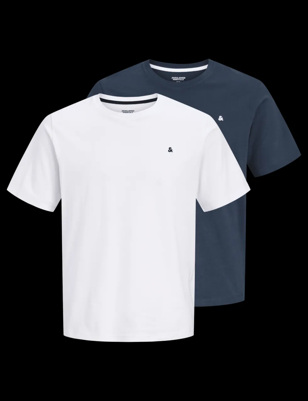 2 Pack Pure Cotton Crew Neck T-Shirts