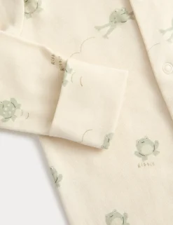 3 Pack Pure Cotton Frog Sleepsuits (0 Mths-3 Yrs)