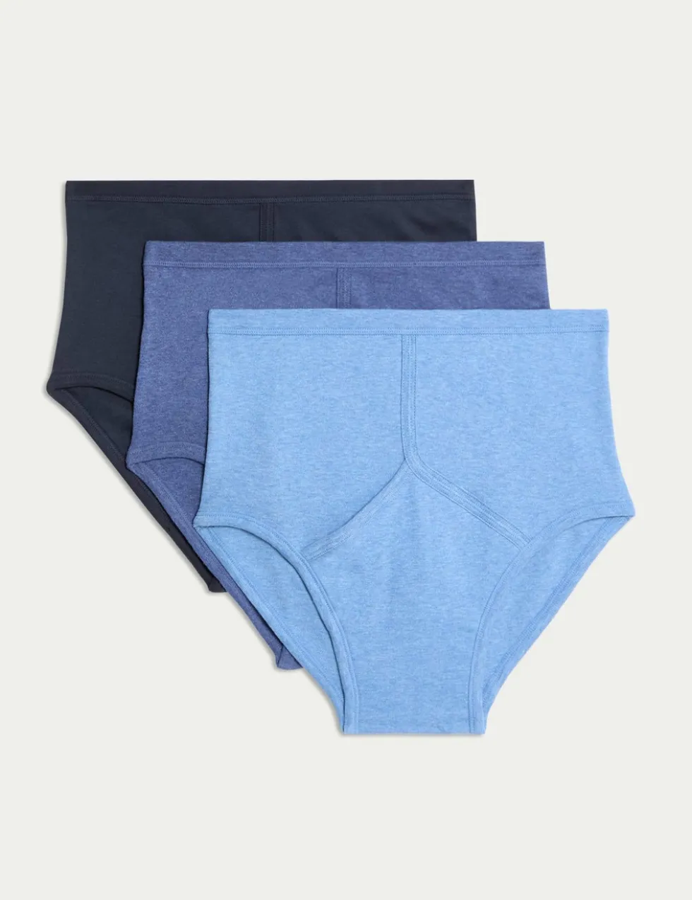 3 Pack Pure Cotton High Waist Briefs