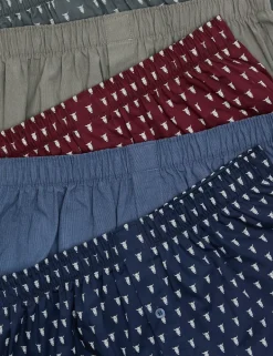 5 Pack Pure Cotton Highland Cow Woven Boxers
