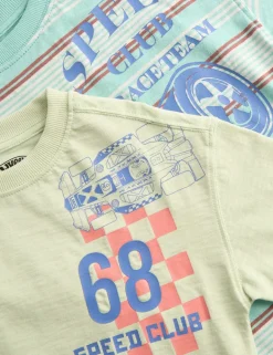 2 Pack Pure Cotton Hot Wheels™ T-Shirts (2-8 Yrs)