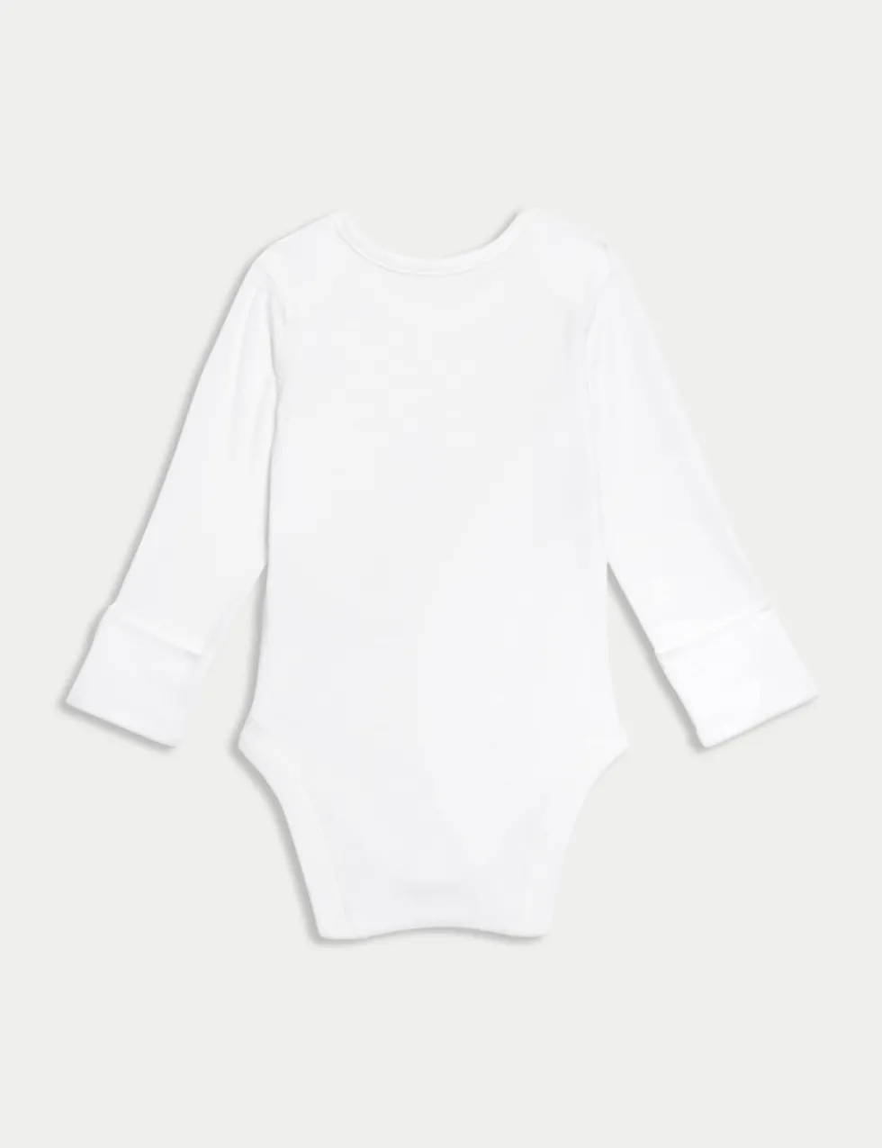 7 Pack Pure Cotton Long Sleeve Bodysuits (5lbs-3 Yrs)