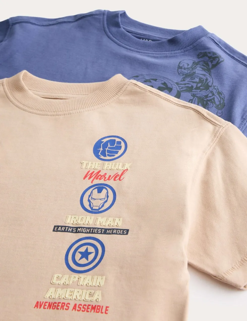 4 Pack Pure Cotton Marvel™ T-Shirts (2-8 Yrs)