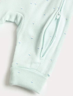 3 Pack Pure Cotton Nautical Sleepsuits (6½lbs-3 Yrs)