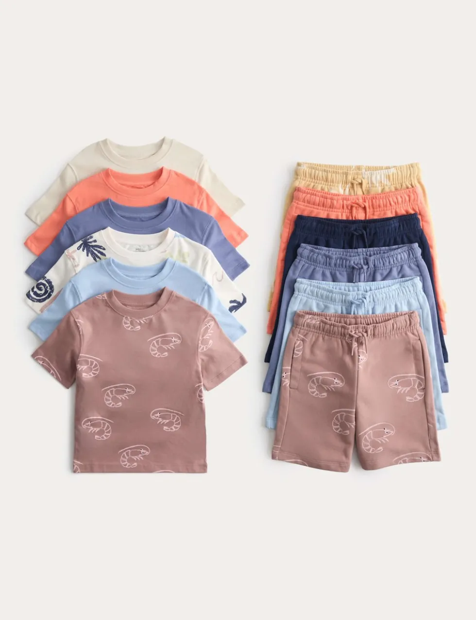6 Pack Pure Cotton Outfits (2-8 Yrs)