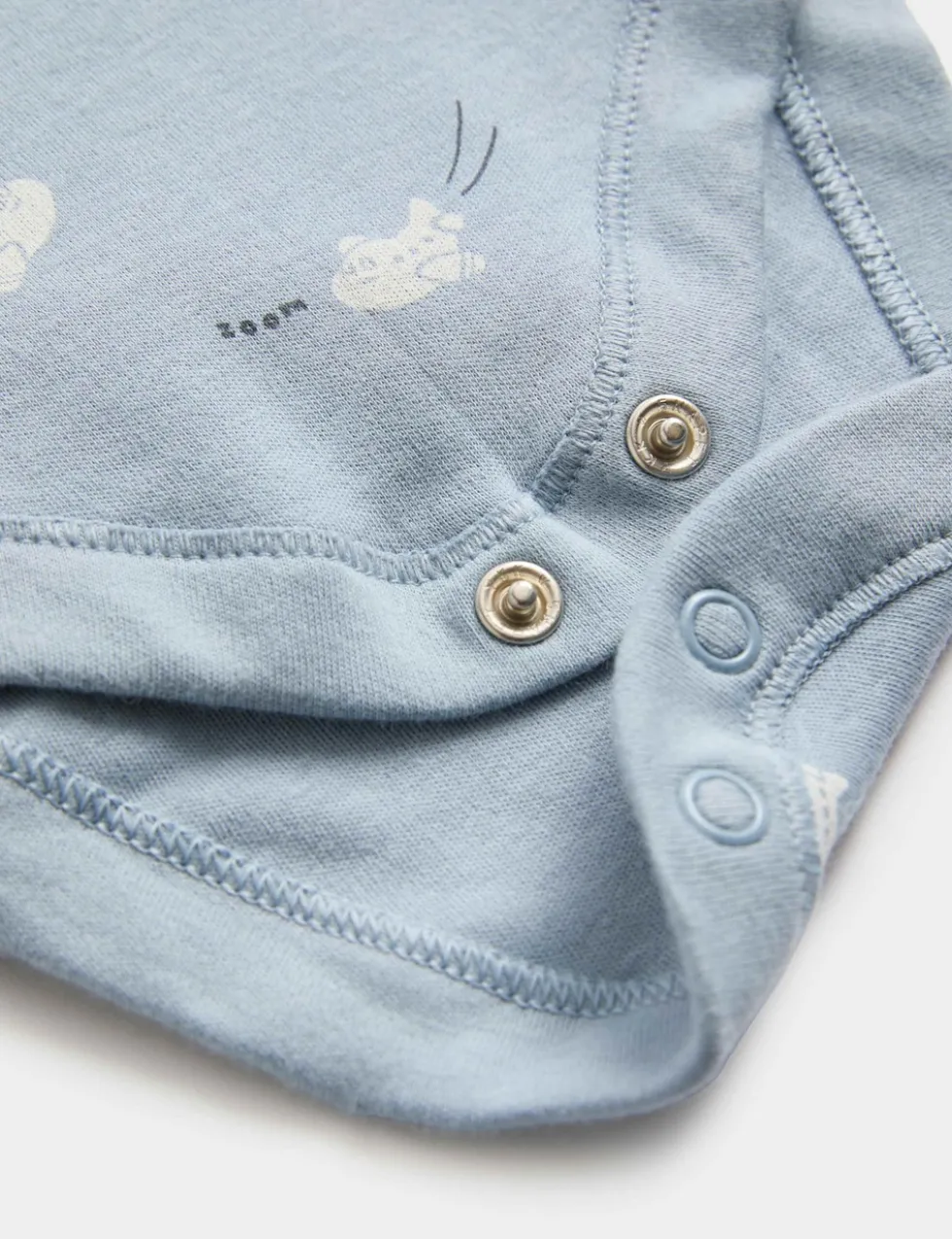 7 Pack Pure Cotton Patterned Bodysuits (7lbs-3 Yrs)