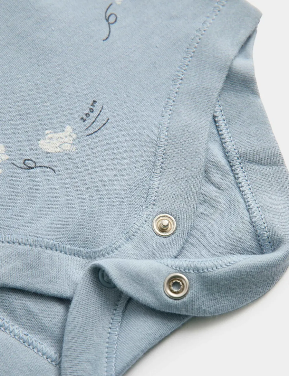 7 Pack Pure Cotton Patterned Bodysuits (7lbs-3 Yrs)