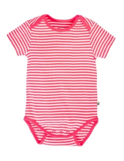 2 Pack Pure Cotton Pointelle Bodysuits (7lbs-24 Mths)