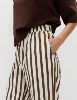 2 Pack Pure Cotton Poplin Straight Leg Trousers