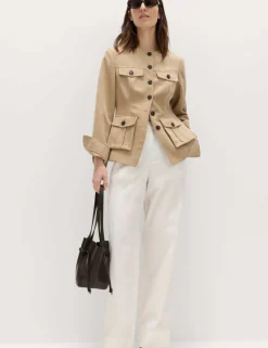 2 Pack Pure Cotton Poplin Straight Leg Trousers