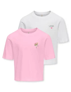 2 Pack Pure Cotton Printed T-Shirts (7-14 Yrs)