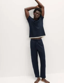2 Pack Pure Cotton Pyjama Bottoms
