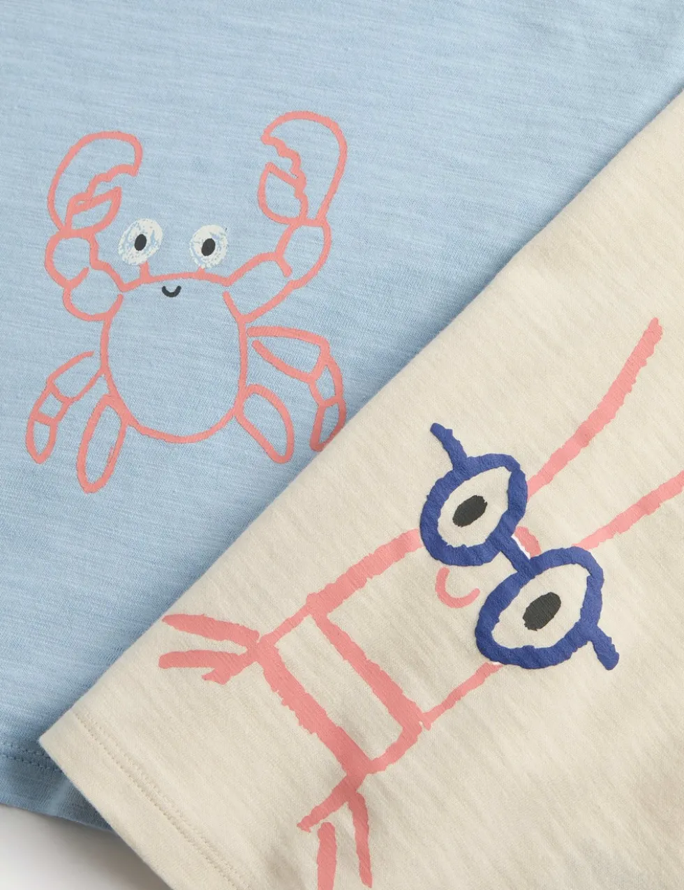 3 Pack Pure Cotton Seaside Animal Tops (0-5 Yrs)