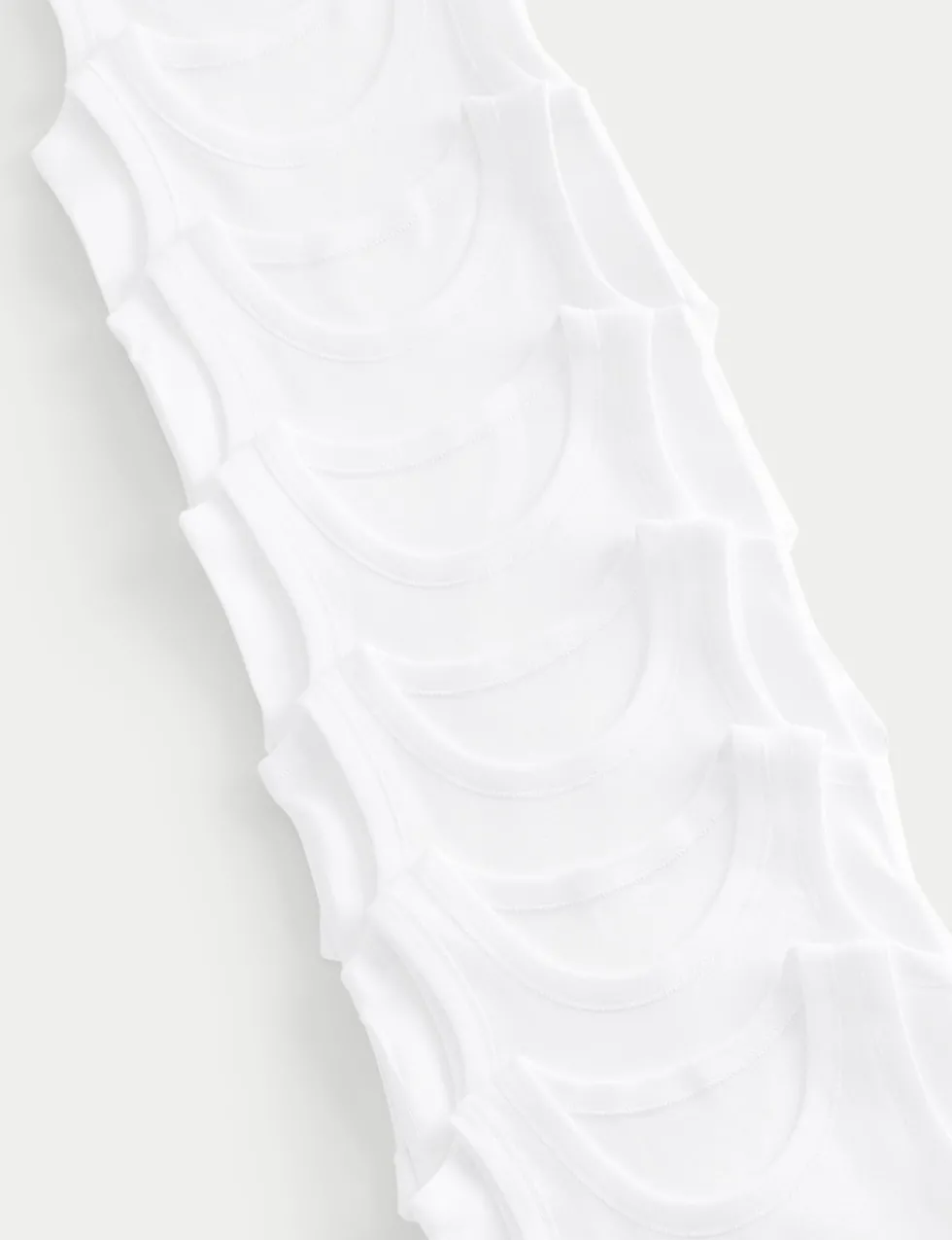 7 Pack Pure Cotton Sleeveless Bodysuits (5lbs-3 Yrs)