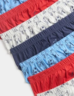 7 Pack Pure Cotton Sports Print Briefs (18 Mths-14 Yrs)