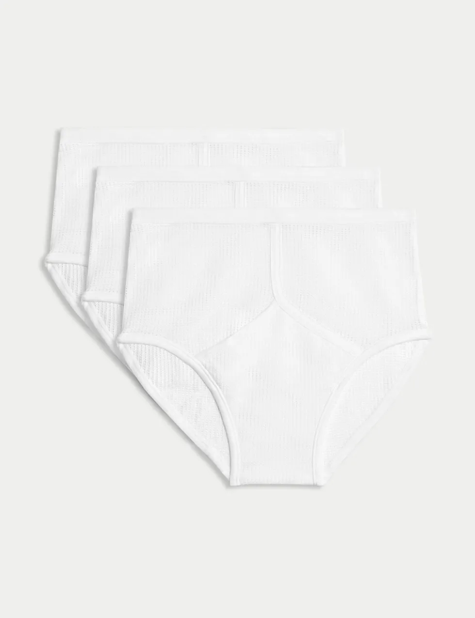 3 Pack Pure Cotton StayNew™ High Waist Mesh Briefs