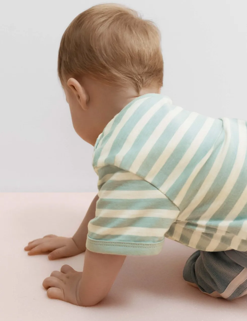 2 Pack Pure Cotton Stripe T-Shirts (0-5 Yrs)