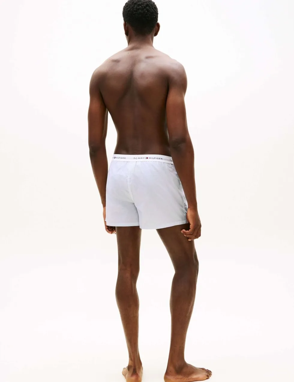 2 Pack Pure Cotton Striped Woven Boxers