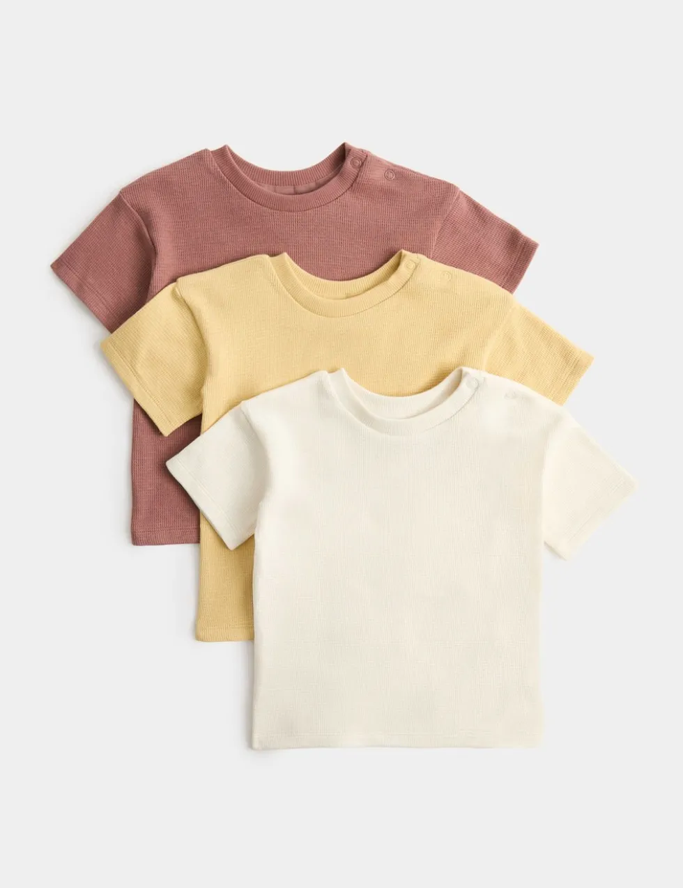 3 Pack Pure Cotton Tops (0-5 Yrs)