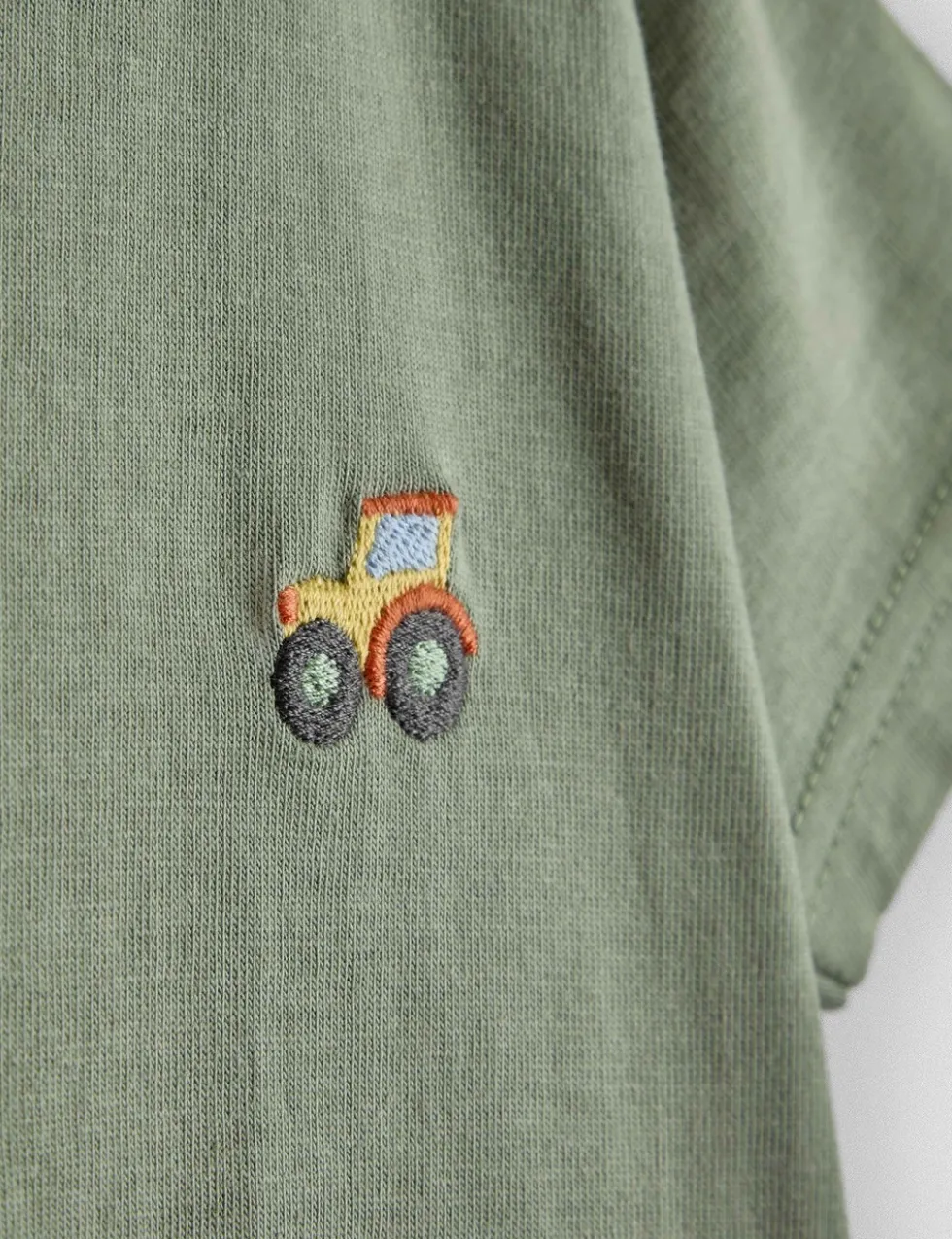 2 Pack Pure Cotton Tractor T-Shirts (0 Mths - 7 Yrs)
