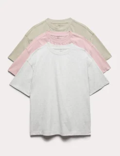 3 Pack Pure Cotton T-Shirts (6-16 Yrs)