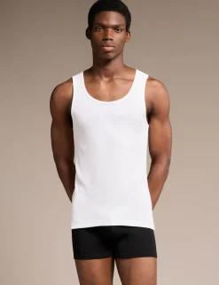 3 Pack Pure Cotton Vest Tops