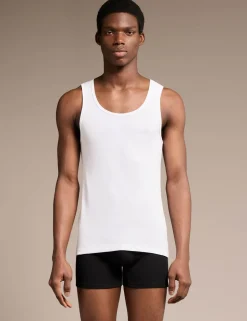 3 Pack Pure Cotton Vest Tops