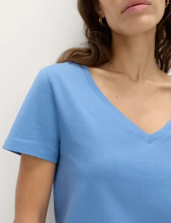 4 Pack Pure Cotton V-Neck T-Shirts