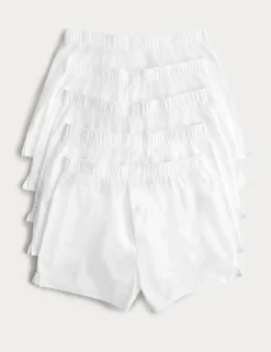 5 Pack Pure Cotton Woven Boxers