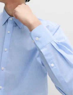 2 Pack Regular Fit Easy Iron Long Sleeve Shirts