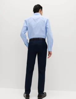 2 Pack Regular Fit Easy Iron Long Sleeve Shirts