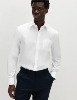 5 Pack Regular Fit Easy Iron Long Sleeve Shirts