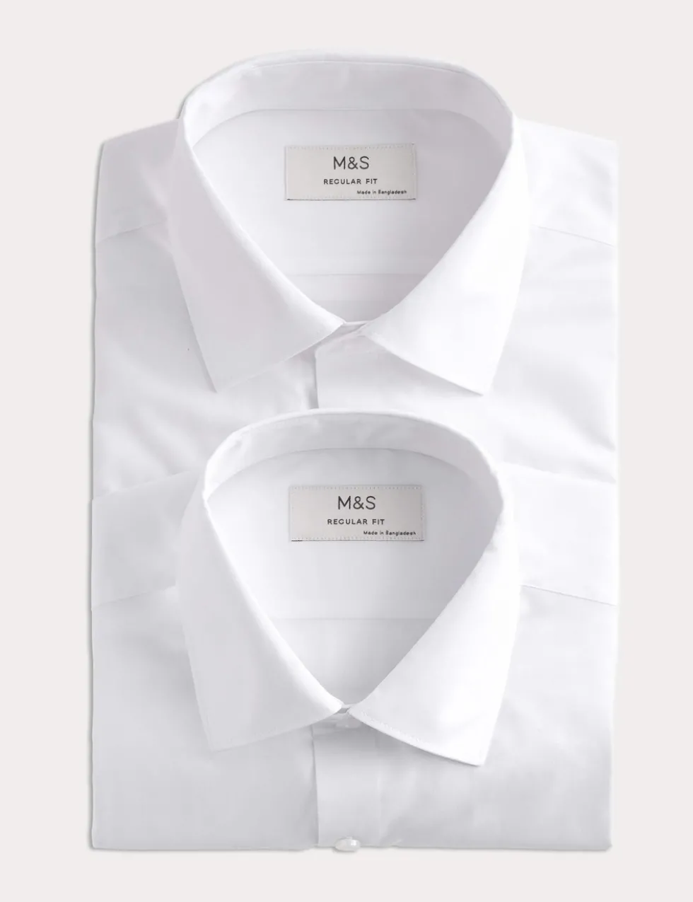 2 Pack Regular Fit Easy Iron Shirts