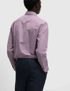 2 Pack Regular Fit Easy Iron Check Shirts